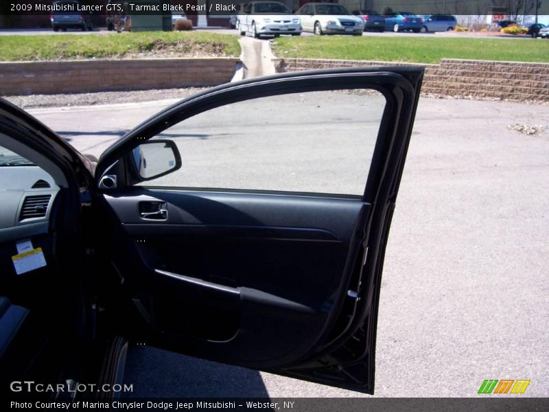Tarmac Black Pearl / Black 2009 Mitsubishi Lancer GTS