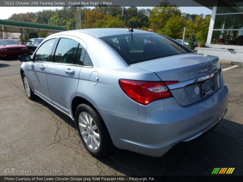 Crystal Blue Pearl / Black 2013 Chrysler 200 Touring Sedan