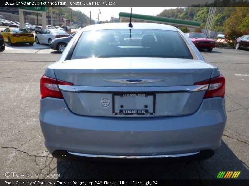 Crystal Blue Pearl / Black 2013 Chrysler 200 Touring Sedan