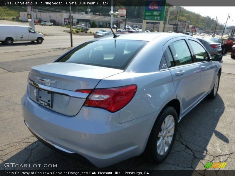 Crystal Blue Pearl / Black 2013 Chrysler 200 Touring Sedan