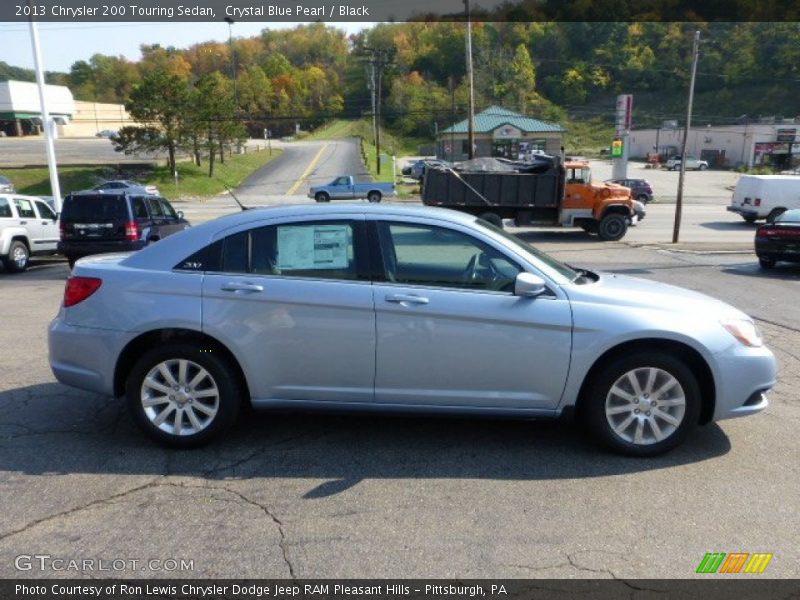 Crystal Blue Pearl / Black 2013 Chrysler 200 Touring Sedan