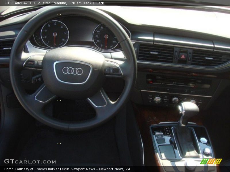 Brilliant Black / Black 2012 Audi A7 3.0T quattro Premium