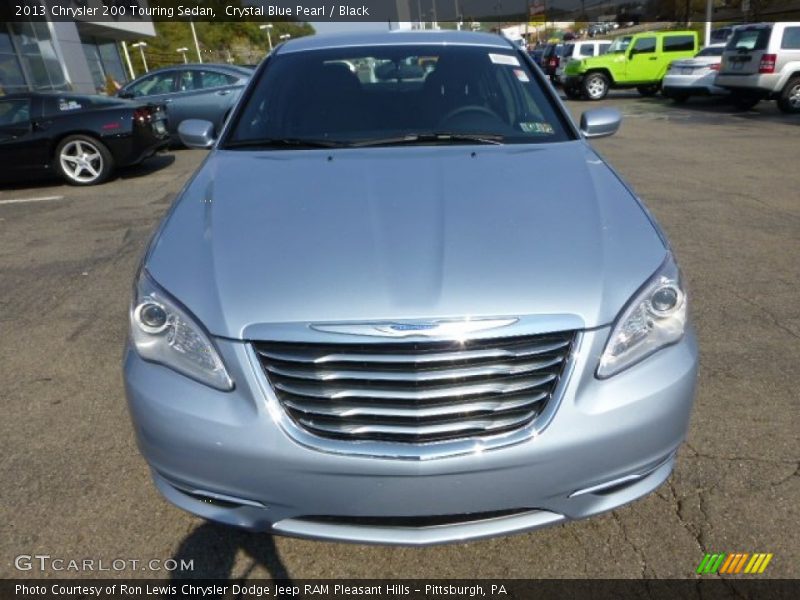 Crystal Blue Pearl / Black 2013 Chrysler 200 Touring Sedan