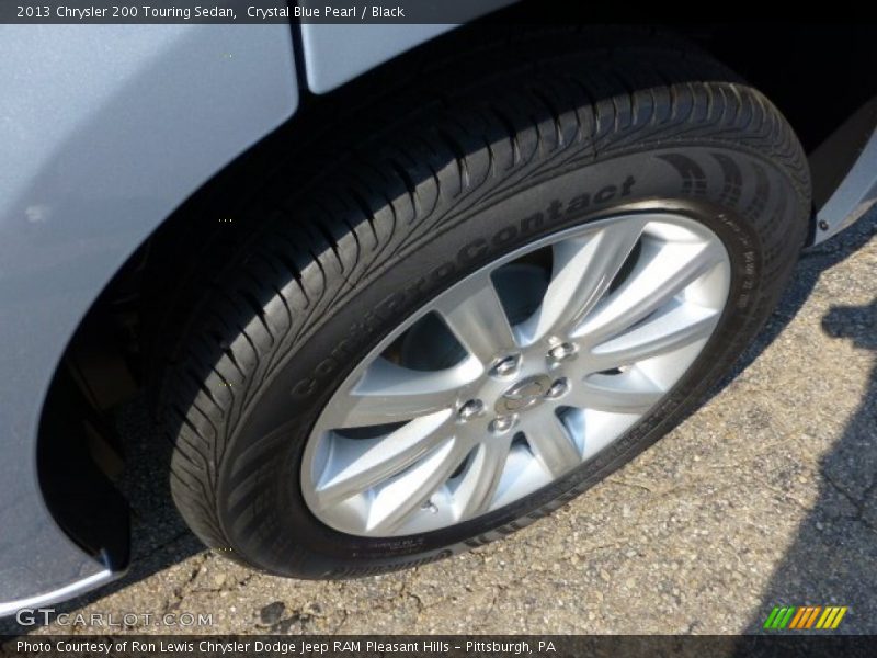 Crystal Blue Pearl / Black 2013 Chrysler 200 Touring Sedan