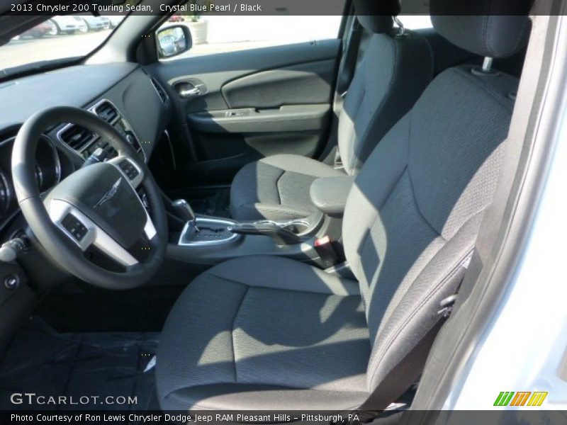 Crystal Blue Pearl / Black 2013 Chrysler 200 Touring Sedan
