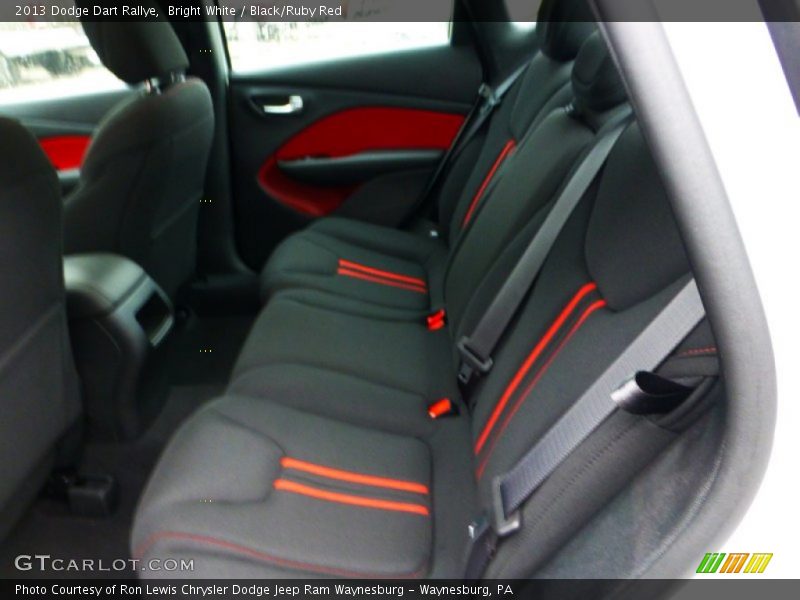 Rear Seat of 2013 Dart Rallye