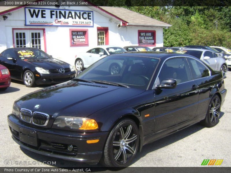 Jet Black / Sand 2000 BMW 3 Series 323i Coupe
