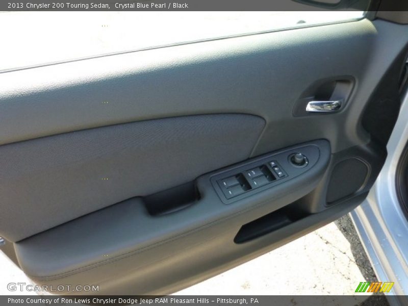 Crystal Blue Pearl / Black 2013 Chrysler 200 Touring Sedan