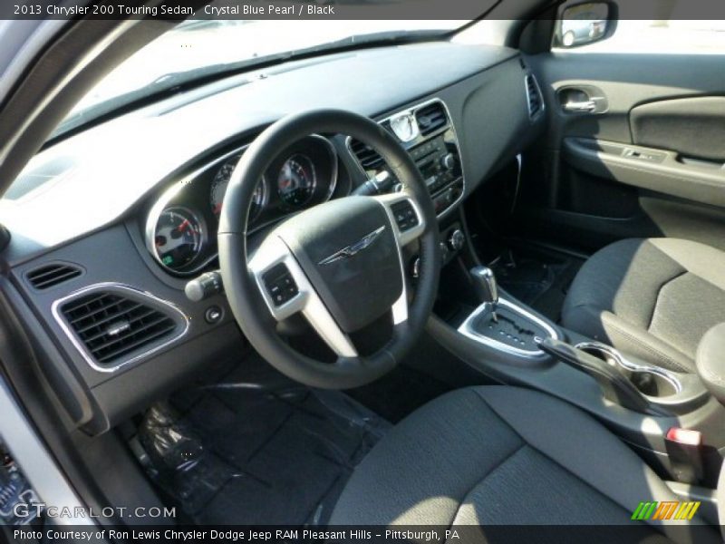 Crystal Blue Pearl / Black 2013 Chrysler 200 Touring Sedan