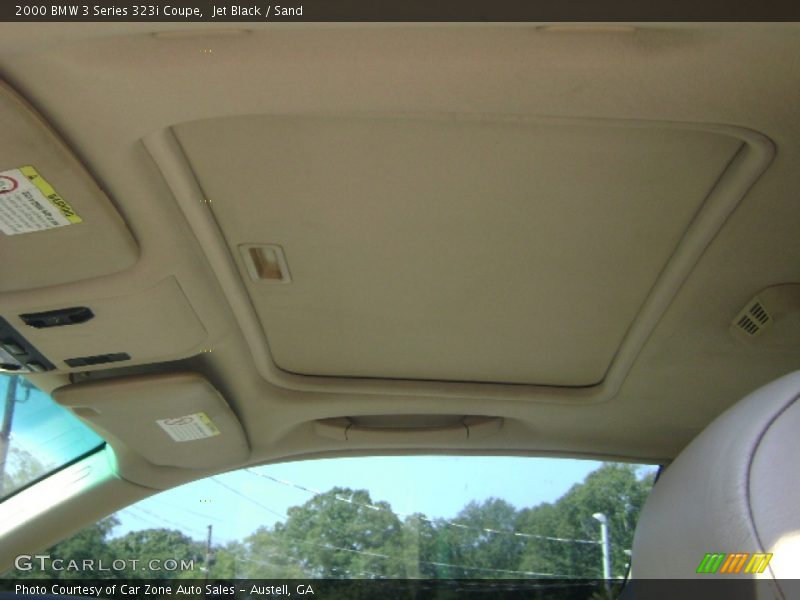 Jet Black / Sand 2000 BMW 3 Series 323i Coupe