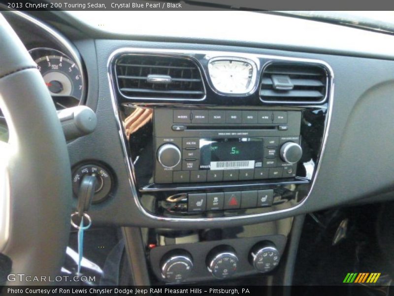Crystal Blue Pearl / Black 2013 Chrysler 200 Touring Sedan