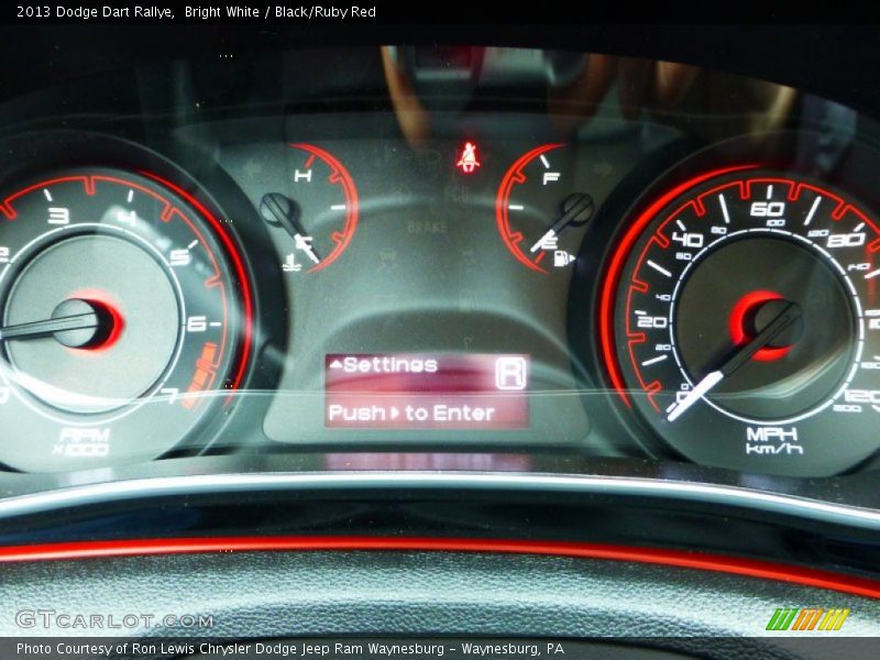  2013 Dart Rallye Rallye Gauges