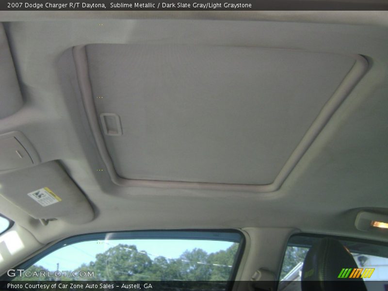 Sublime Metallic / Dark Slate Gray/Light Graystone 2007 Dodge Charger R/T Daytona