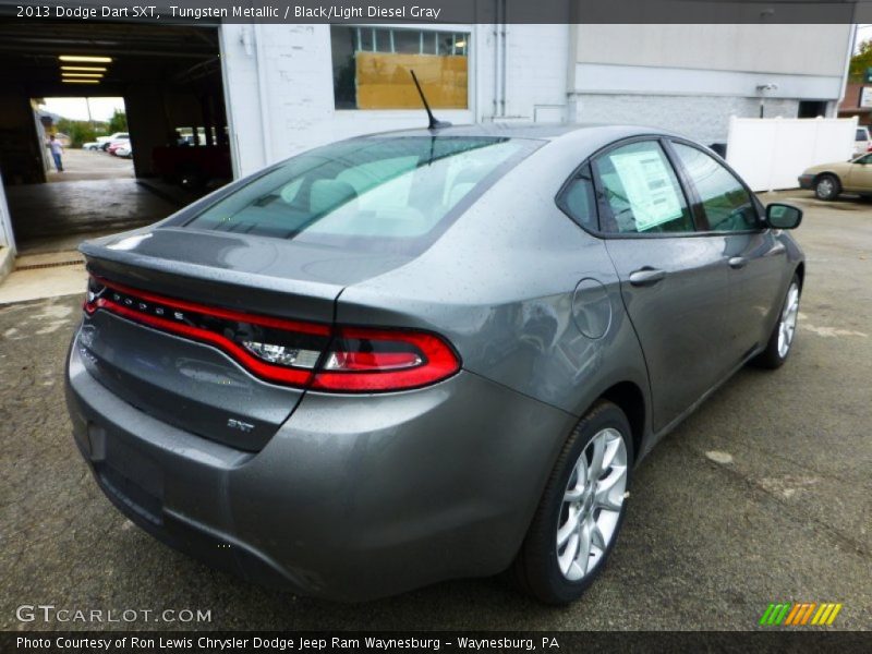 Tungsten Metallic / Black/Light Diesel Gray 2013 Dodge Dart SXT
