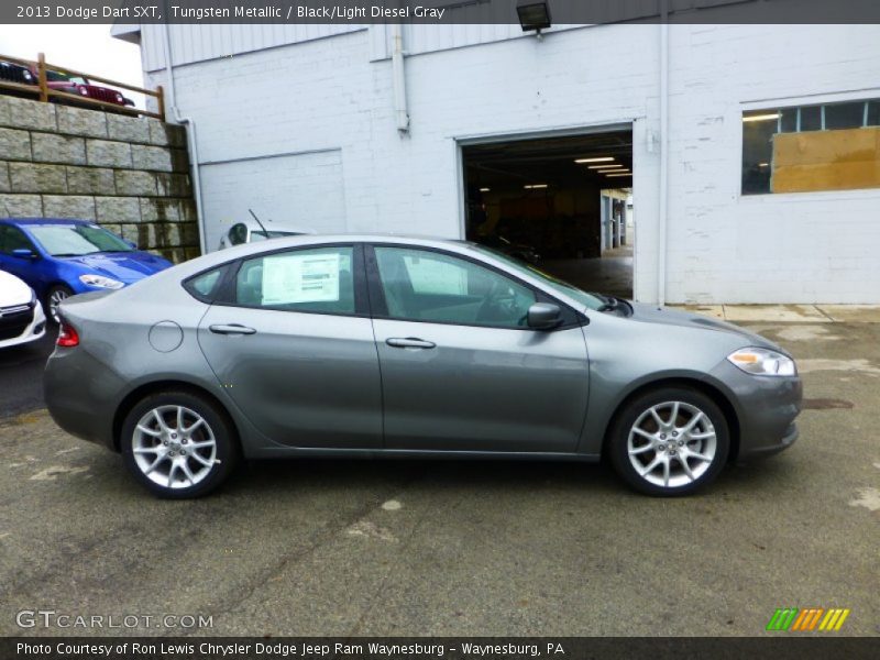Tungsten Metallic / Black/Light Diesel Gray 2013 Dodge Dart SXT