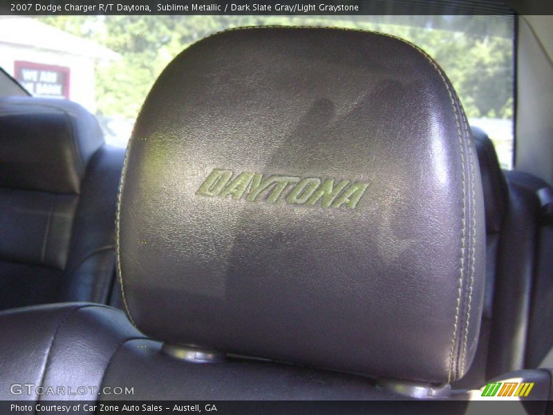 Sublime Metallic / Dark Slate Gray/Light Graystone 2007 Dodge Charger R/T Daytona
