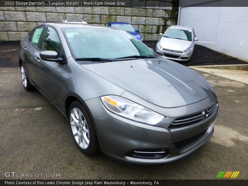 Tungsten Metallic / Black/Light Diesel Gray 2013 Dodge Dart SXT