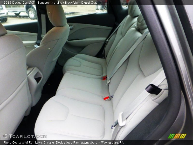 Tungsten Metallic / Black/Light Diesel Gray 2013 Dodge Dart SXT