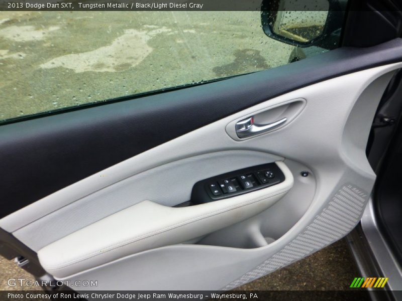 Tungsten Metallic / Black/Light Diesel Gray 2013 Dodge Dart SXT