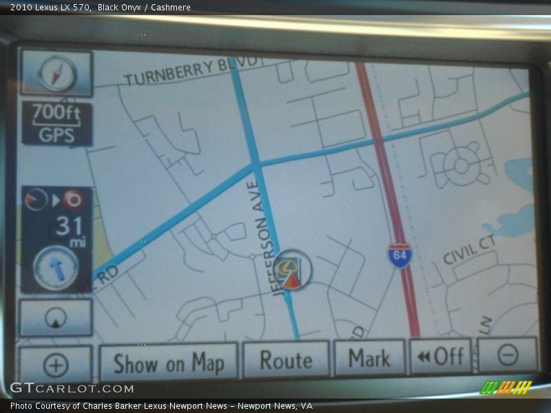 Black Onyx / Cashmere 2010 Lexus LX 570