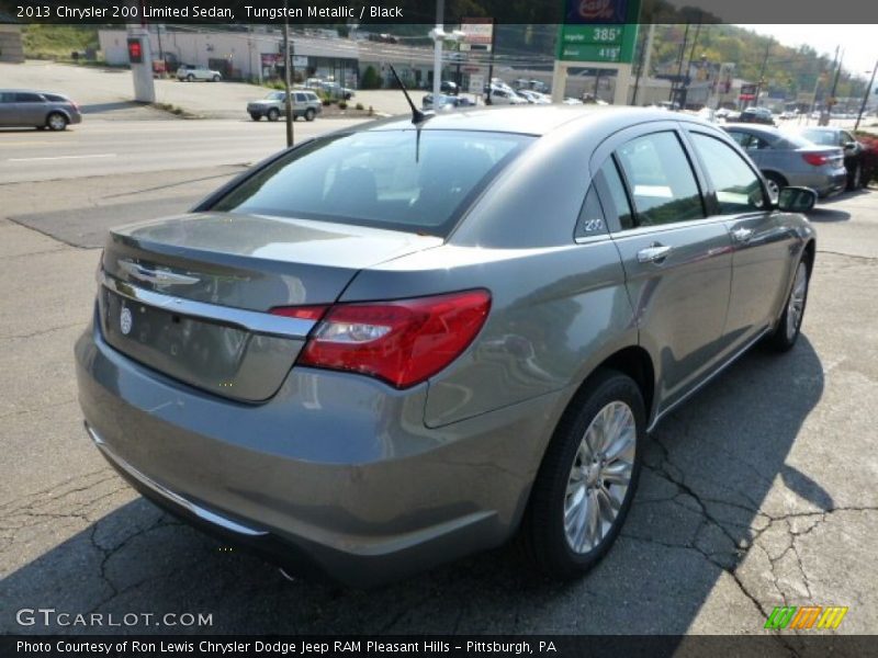 Tungsten Metallic / Black 2013 Chrysler 200 Limited Sedan