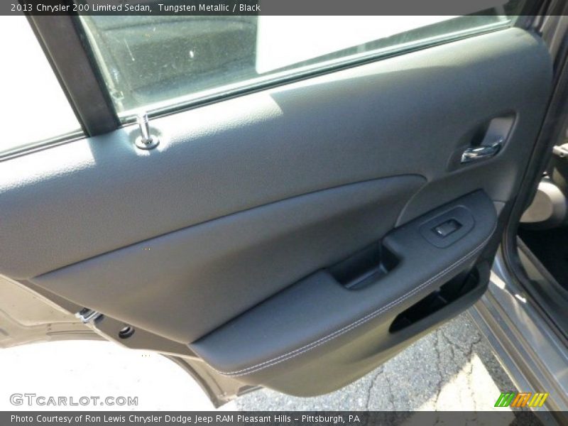 Tungsten Metallic / Black 2013 Chrysler 200 Limited Sedan