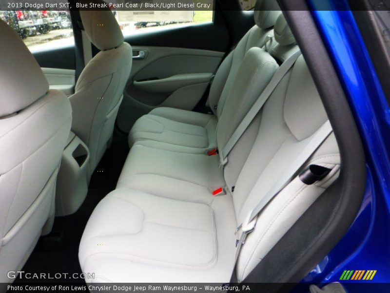 Rear Seat of 2013 Dart SXT