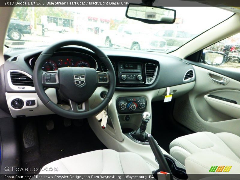 Dashboard of 2013 Dart SXT