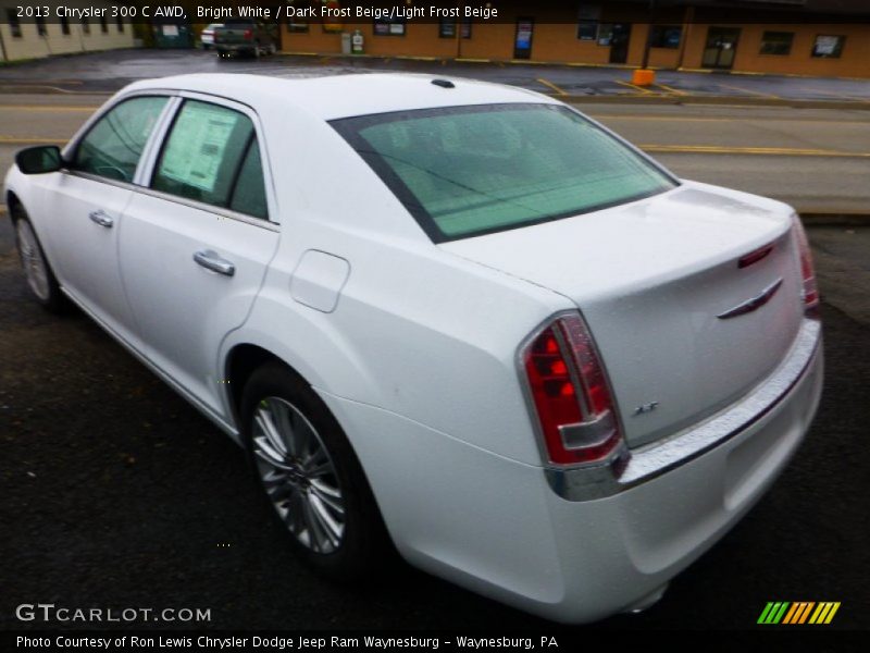 Bright White / Dark Frost Beige/Light Frost Beige 2013 Chrysler 300 C AWD