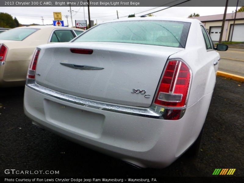 Bright White / Dark Frost Beige/Light Frost Beige 2013 Chrysler 300 C AWD