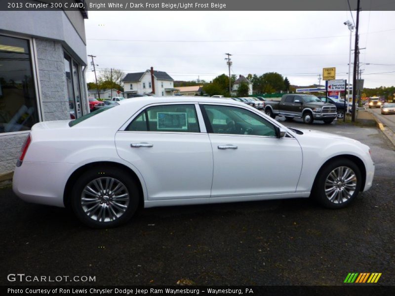 Bright White / Dark Frost Beige/Light Frost Beige 2013 Chrysler 300 C AWD