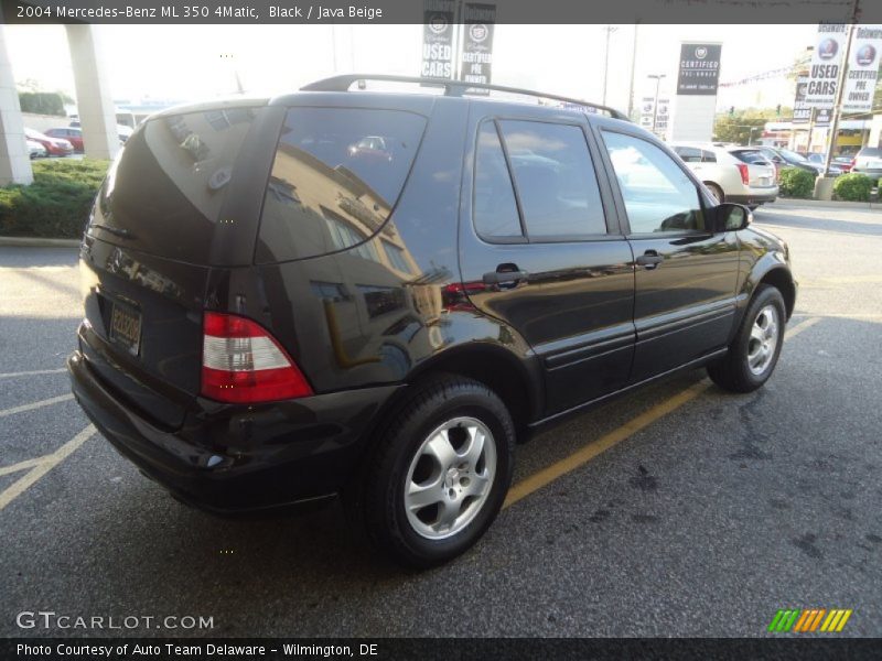 Black / Java Beige 2004 Mercedes-Benz ML 350 4Matic