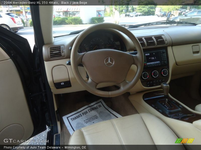 Black / Java Beige 2004 Mercedes-Benz ML 350 4Matic