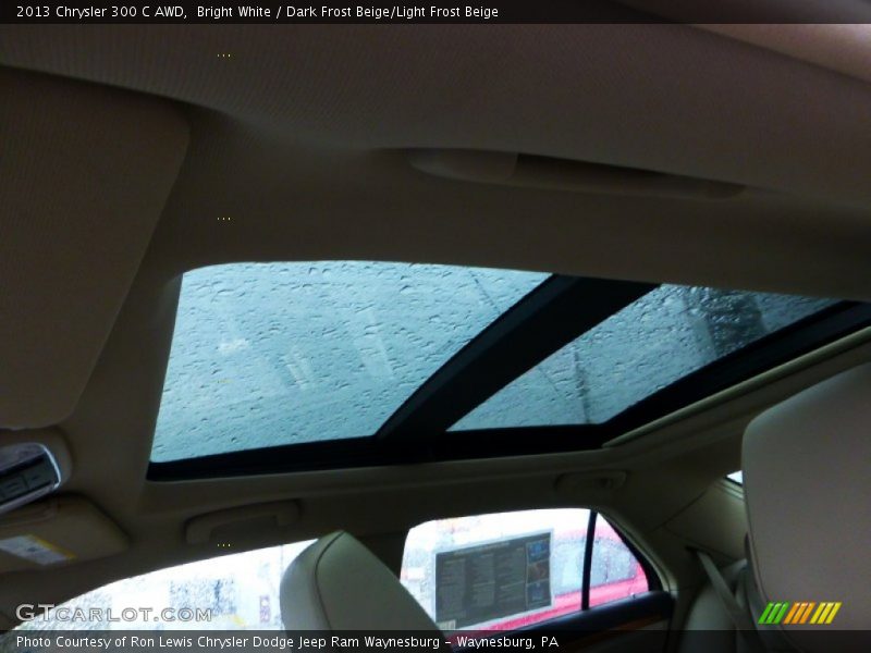 Bright White / Dark Frost Beige/Light Frost Beige 2013 Chrysler 300 C AWD