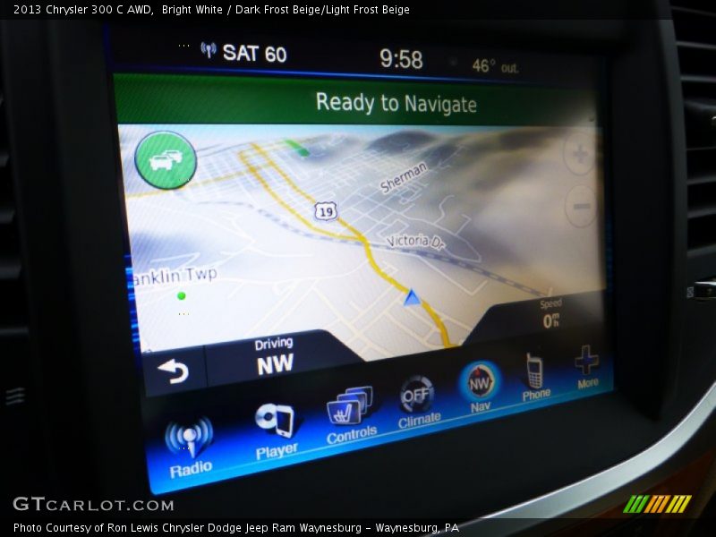 Bright White / Dark Frost Beige/Light Frost Beige 2013 Chrysler 300 C AWD