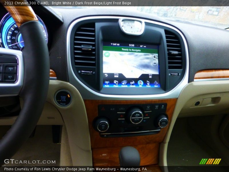 Bright White / Dark Frost Beige/Light Frost Beige 2013 Chrysler 300 C AWD