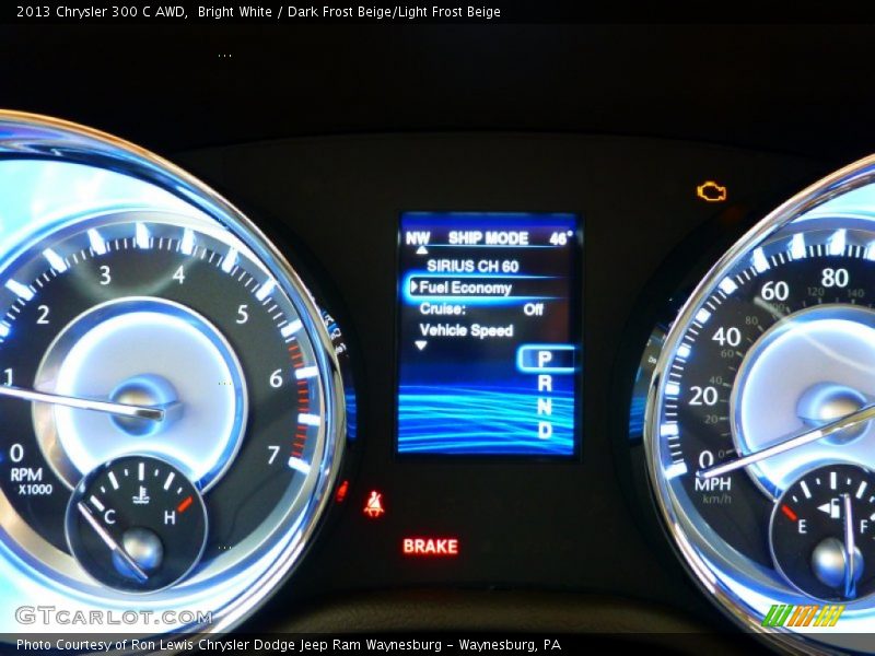 Bright White / Dark Frost Beige/Light Frost Beige 2013 Chrysler 300 C AWD