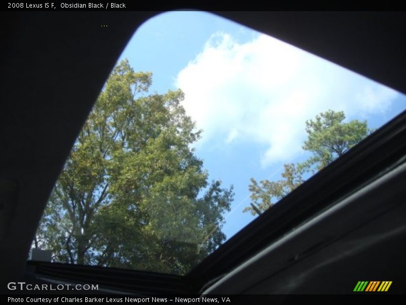 Obsidian Black / Black 2008 Lexus IS F