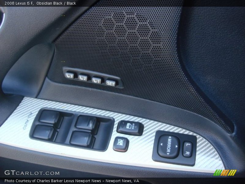 Obsidian Black / Black 2008 Lexus IS F