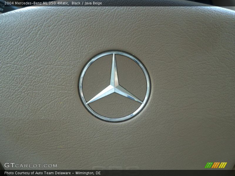 Black / Java Beige 2004 Mercedes-Benz ML 350 4Matic