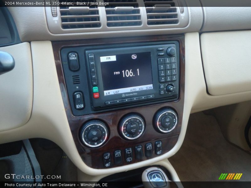 Black / Java Beige 2004 Mercedes-Benz ML 350 4Matic
