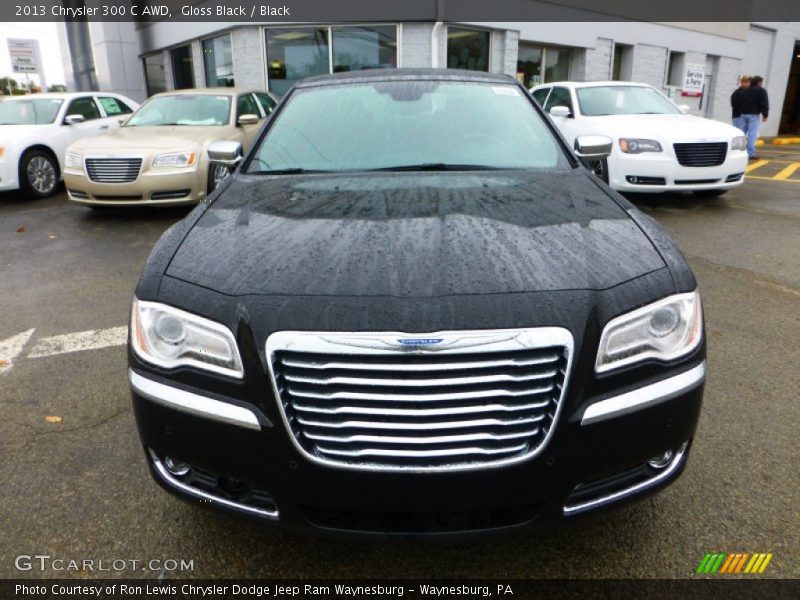 Gloss Black / Black 2013 Chrysler 300 C AWD