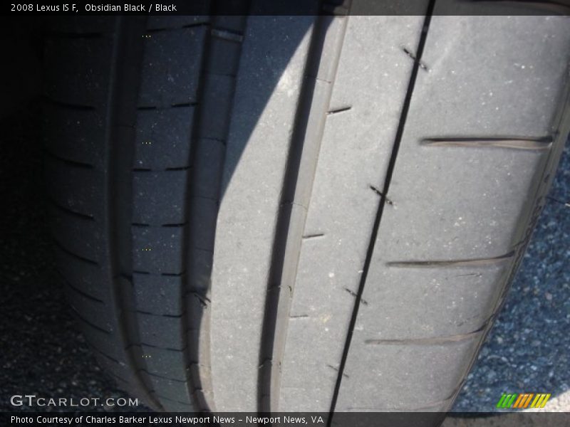 Obsidian Black / Black 2008 Lexus IS F