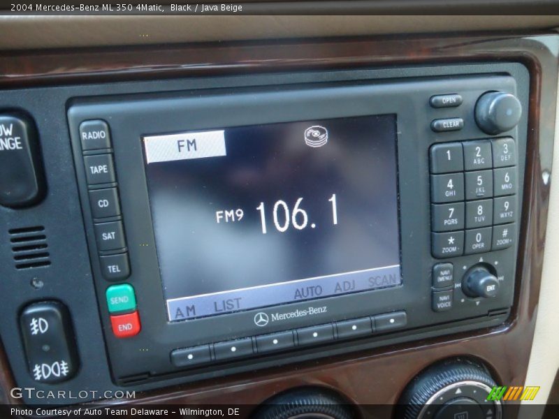 Black / Java Beige 2004 Mercedes-Benz ML 350 4Matic