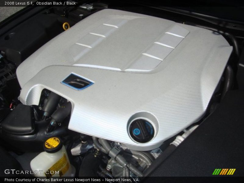 Obsidian Black / Black 2008 Lexus IS F