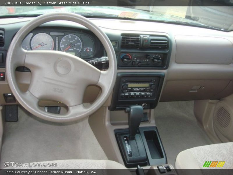 Dashboard of 2002 Rodeo LS