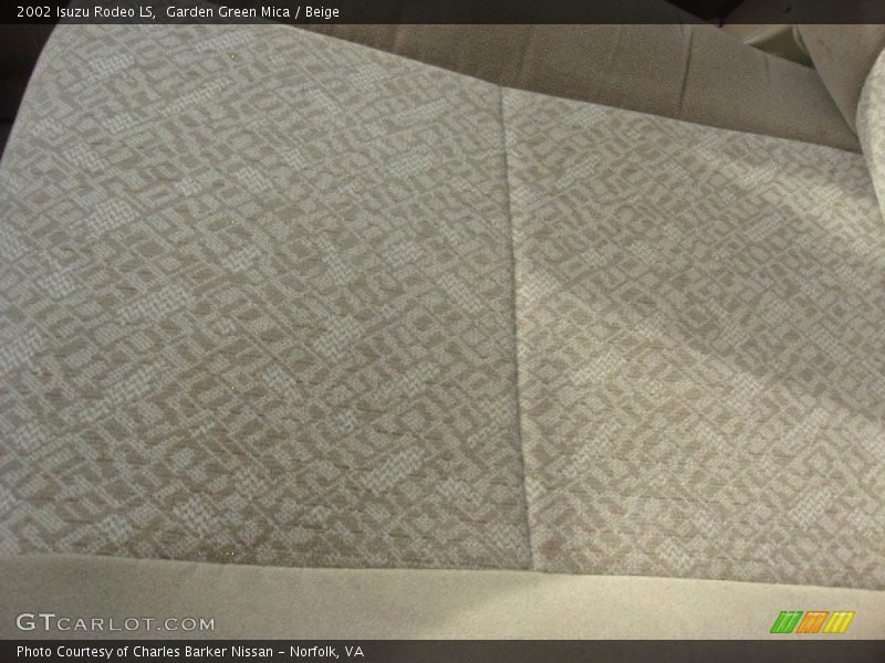 Garden Green Mica / Beige 2002 Isuzu Rodeo LS