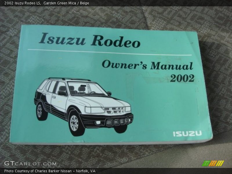 Books/Manuals of 2002 Rodeo LS