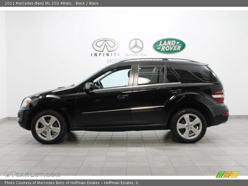 Black / Black 2011 Mercedes-Benz ML 350 4Matic