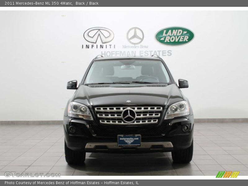 Black / Black 2011 Mercedes-Benz ML 350 4Matic